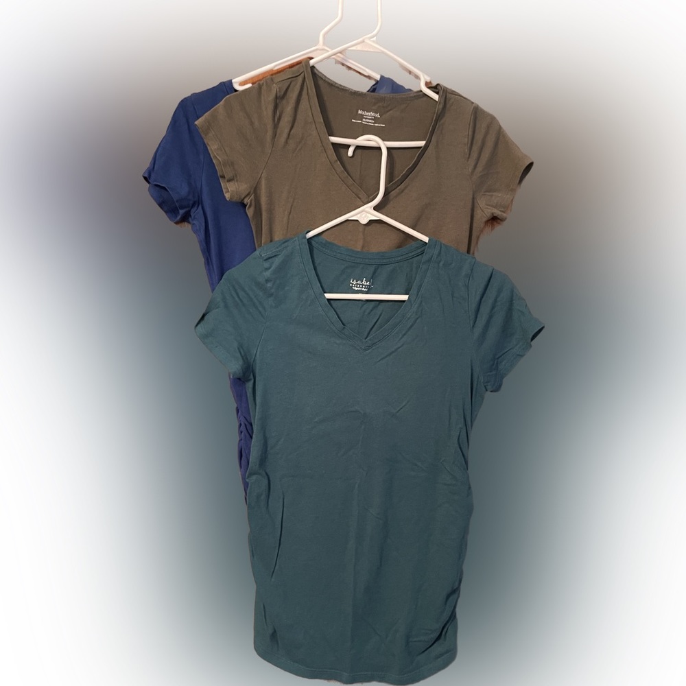 Lot of XS maternity short sleeve tshirts
